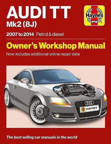 Audi TT Mk2 (8J) 2007 to 2014 Petrol & Diesel – Owners Workshop Manual – Now includes additional online repair data