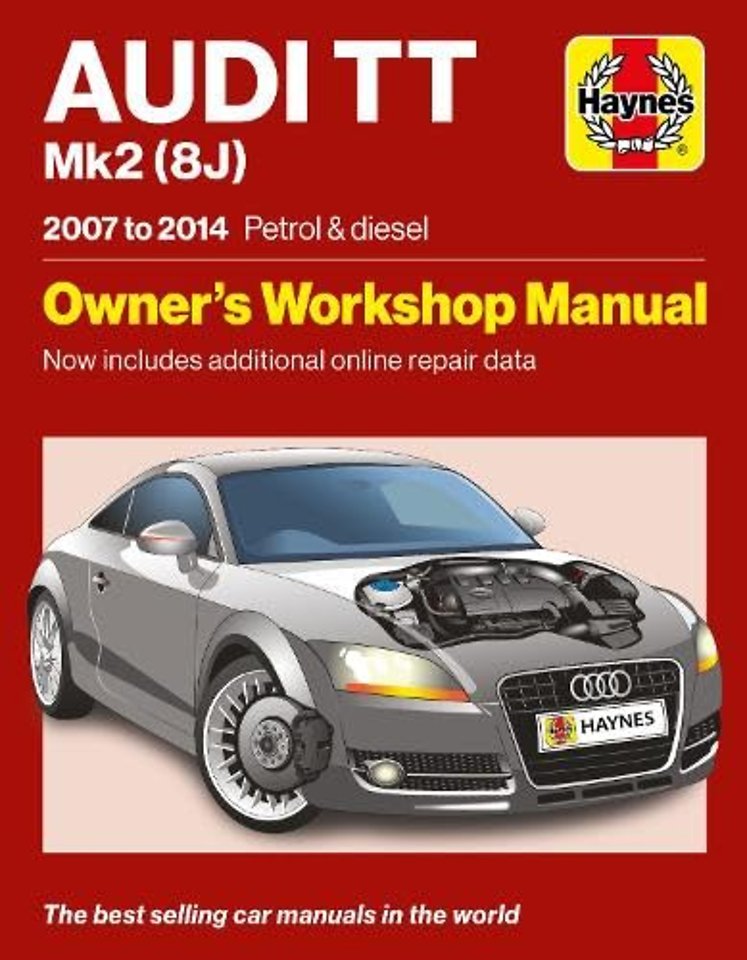 Audi TT Mk2 (8J) 2007 to 2014 Petrol & Diesel – Owners Workshop Manual – Now includes additional online repair data