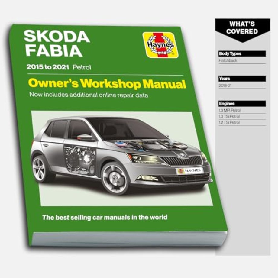 Skoda Fabia 2015 to 2021 Petrol – Owners Workshop Manual – Now includes additional online repair data