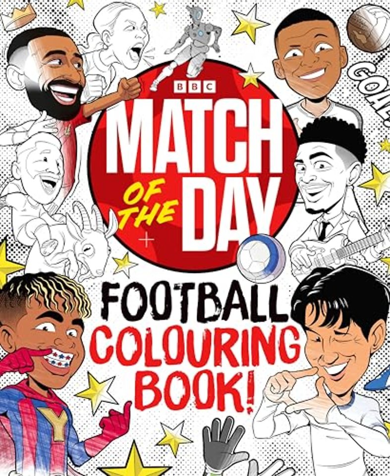 The Match of the Day Football Colouring Book