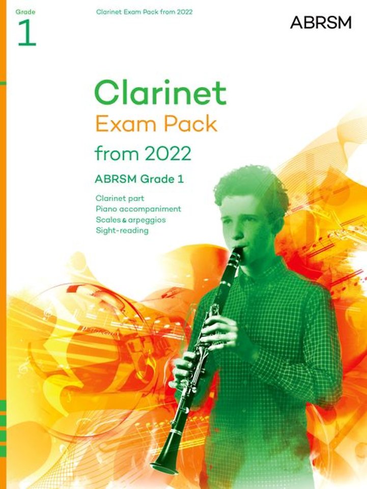 Clarinet Exam Pack from 2022, ABRSM Grade 1