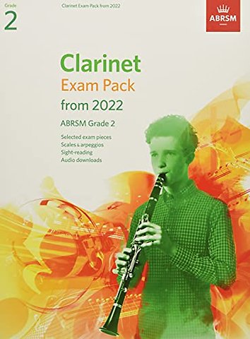 Clarinet Exam Pack from 2022, ABRSM Grade 2