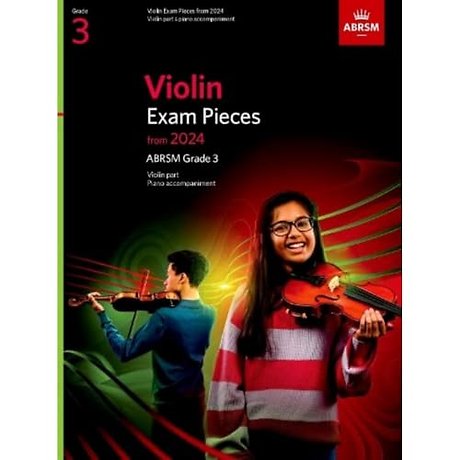 Violin Exam Pieces from 2024, ABRSM Grade 3, Violin Part & Piano Accompaniment