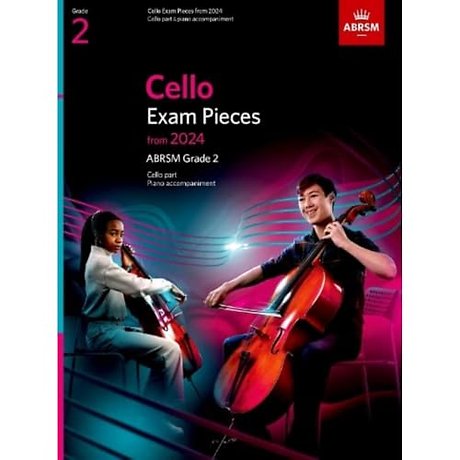 Cello Exam Pieces from 2024, ABRSM Grade 2, Cello Part & Piano Accompaniment