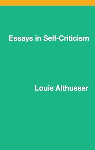Essays on Self-Criticism