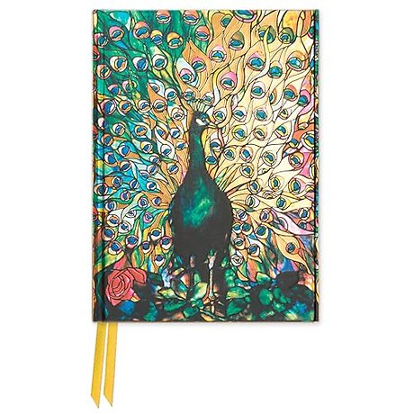 Tiffany: Displaying Peacock (Foiled Pocket Journal)