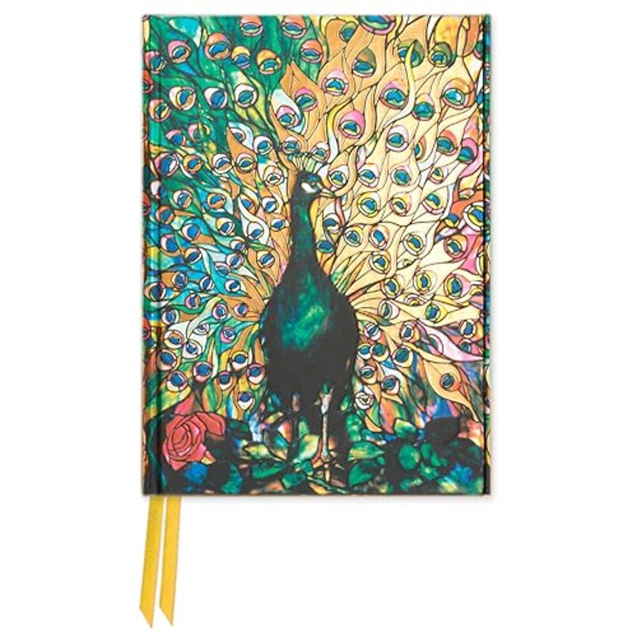 Tiffany: Displaying Peacock (Foiled Pocket Journal)
