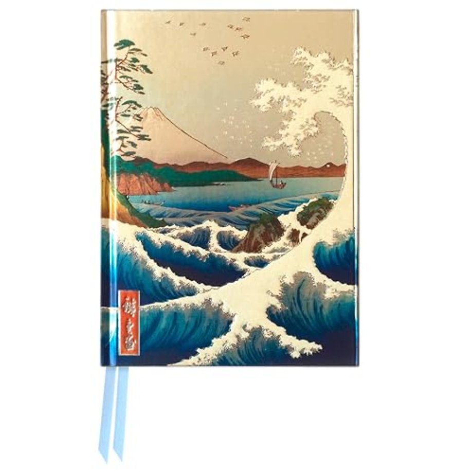 Utagawa Hiroshige: Sea at Satta (Foiled Pocket Journal)