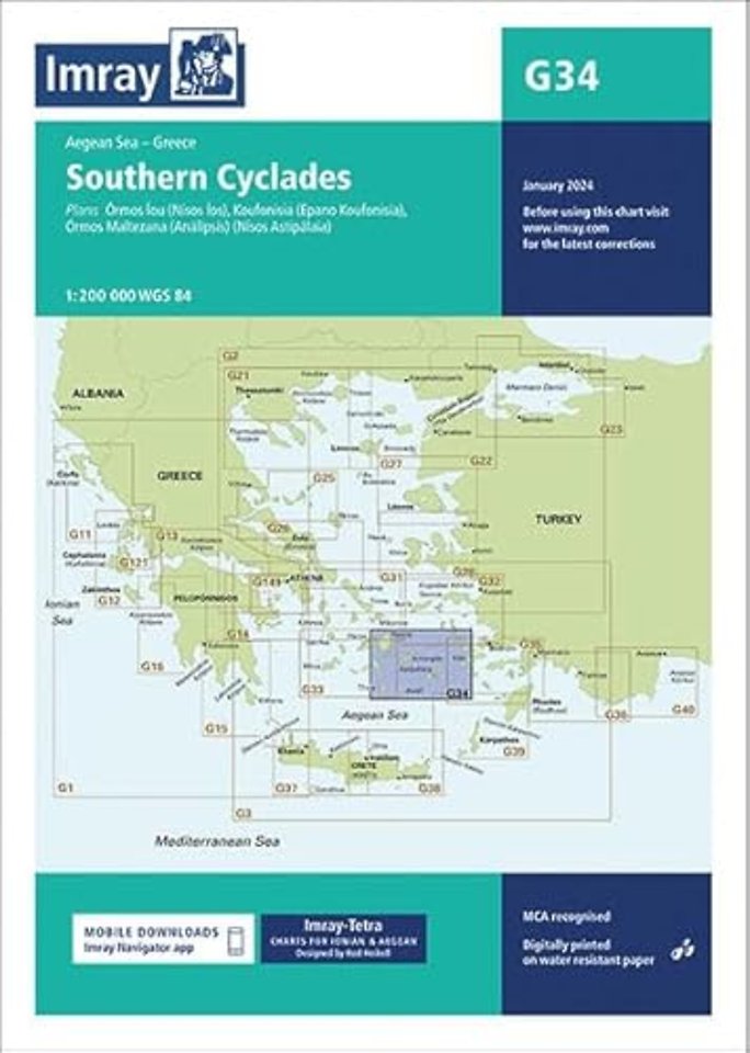 G34 Southern Cyclades (East Sheet)