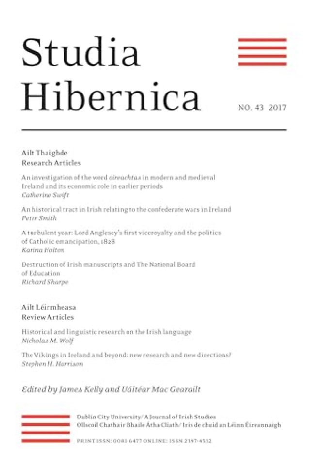 Studia Hibernica Vol. 43