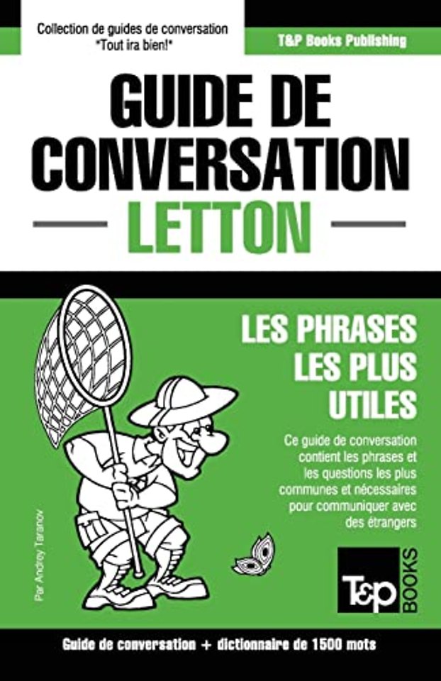 Guide de conversation Francais-Letton et dictionnaire concis de 1500 mots
