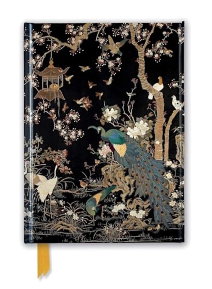 Ashmolean Museum: Embroidered Hanging with Peacock (Foiled Journal)