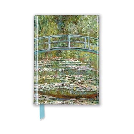 Claude Monet: Bridge over a Pond of Water Lilies (Foiled Pocket Journal)