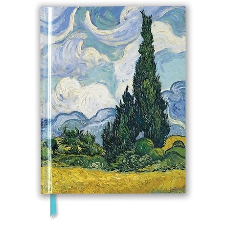 Vincent van Gogh: Wheat Field with Cypresses (Blank Sketch Book)