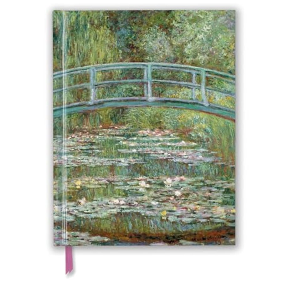 Claude Monet: Bridge over a Pond of Water Lilies (Blank Sketch Book)