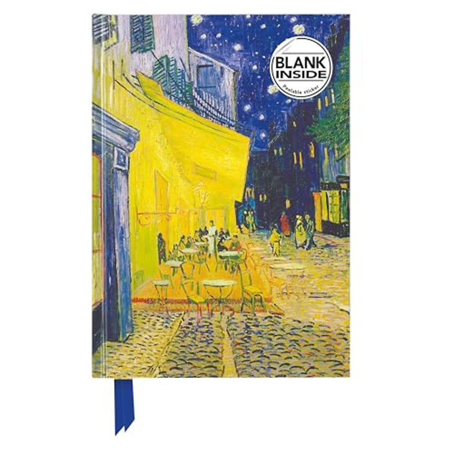 Vincent van Gogh: Cafe Terrace (Foiled Blank Journal)