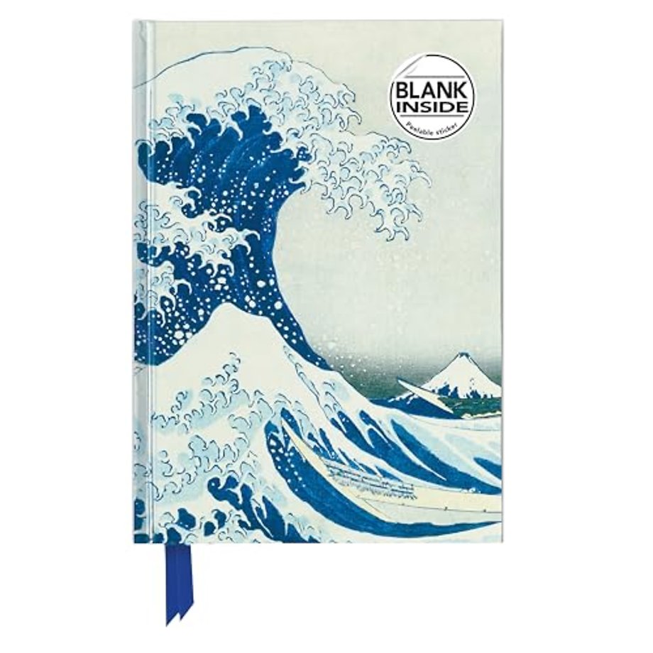 Hokusai: The Great Wave (Foiled Blank Journal)