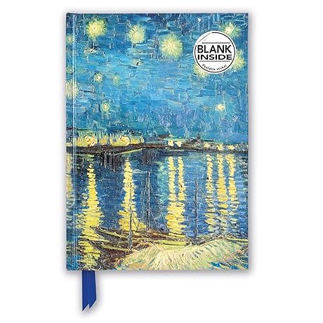 Vincent van Gogh: Starry Night over the Rhone (Foiled Blank Journal)