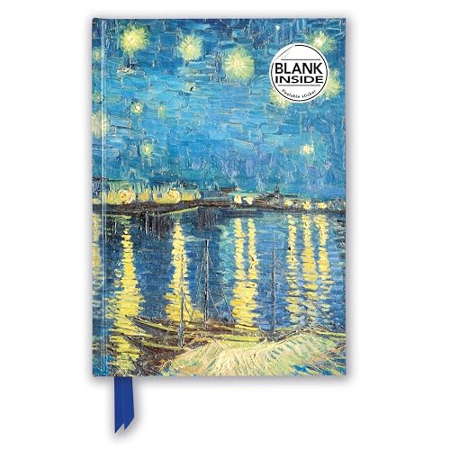Vincent van Gogh: Starry Night over the Rhone (Foiled Blank Journal)