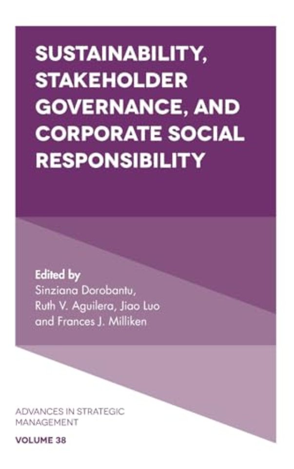 Sustainability, Stakeholder Governance, and Corporate Social Responsibility