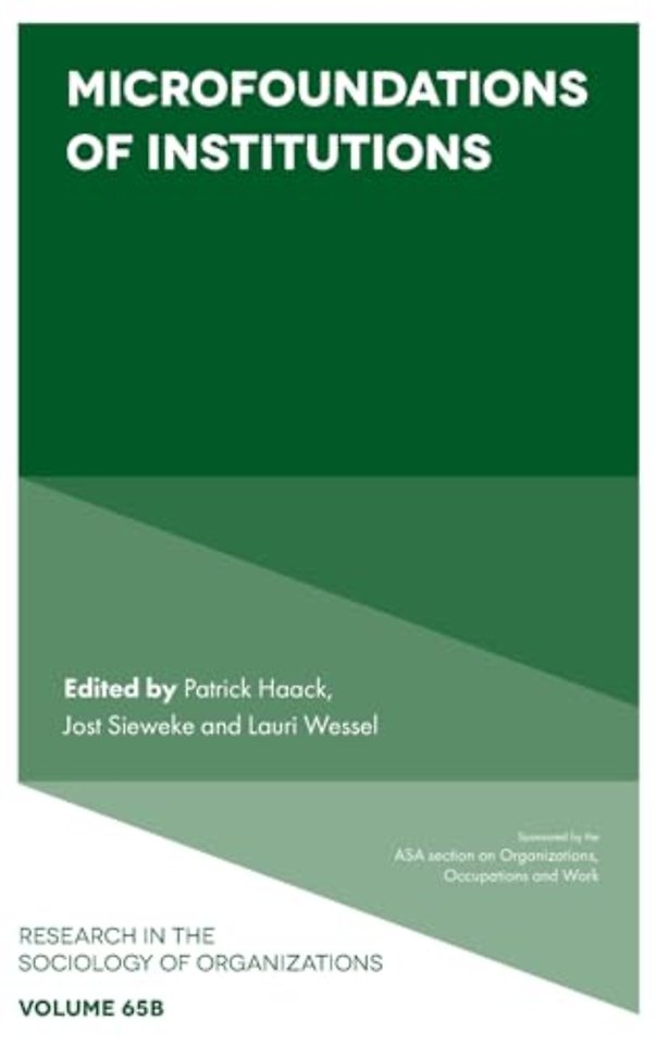 Microfoundations of Institutions : 65, Part B