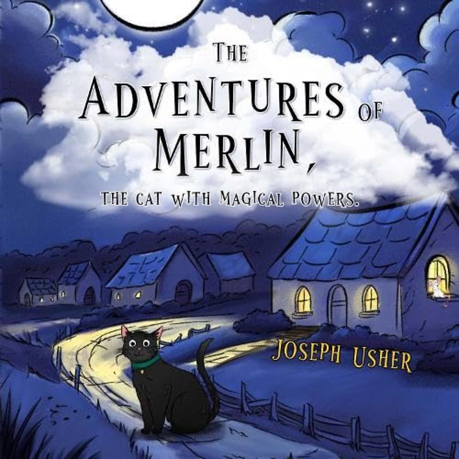 The adventures of Merlin, the cat with magical powers.