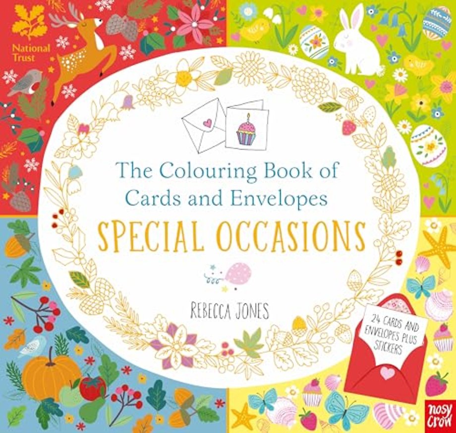 National Trust: The Colouring Book of Cards and Envelopes: Special Occasions