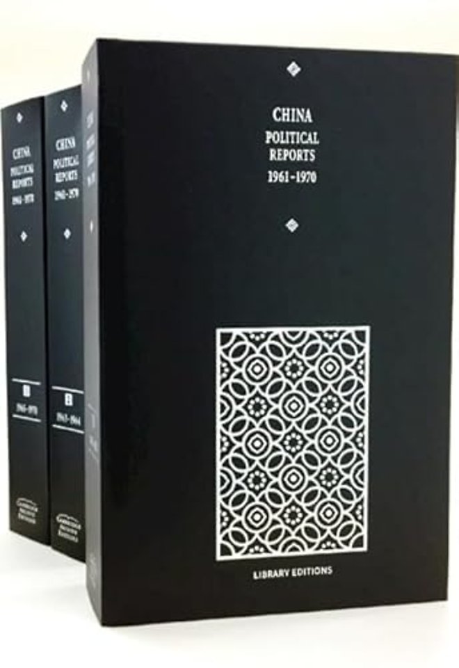 China Political Reports 1961–1970 3 Hardback Volume Set