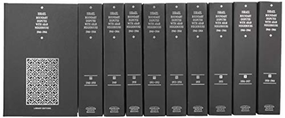 Israel Boundary Disputes with Arab Neighbours 1946–1964