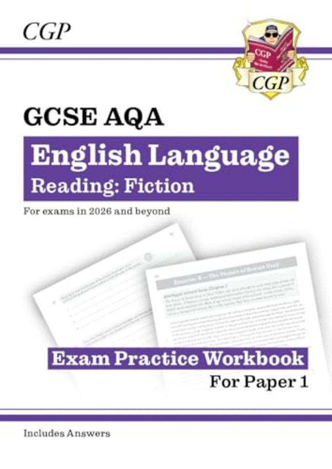 New GCSE English Language AQA Reading Fiction Exam Practice Workbook (for exams from 2026)