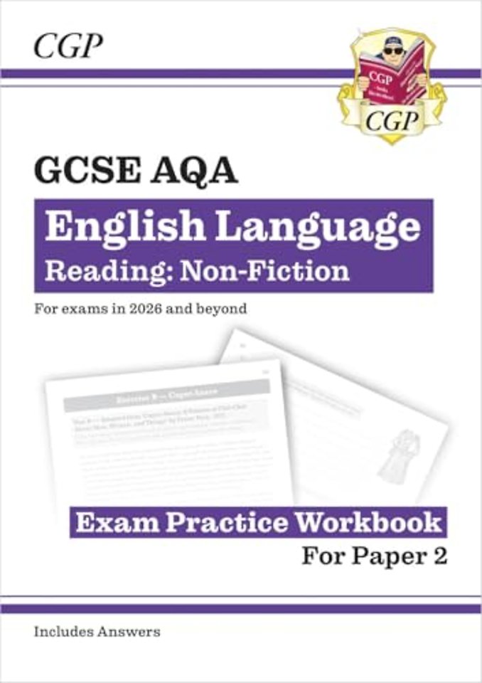 New GCSE English Language AQA Reading Non-Fiction Exam Practice Workbook (for exams from 2026)