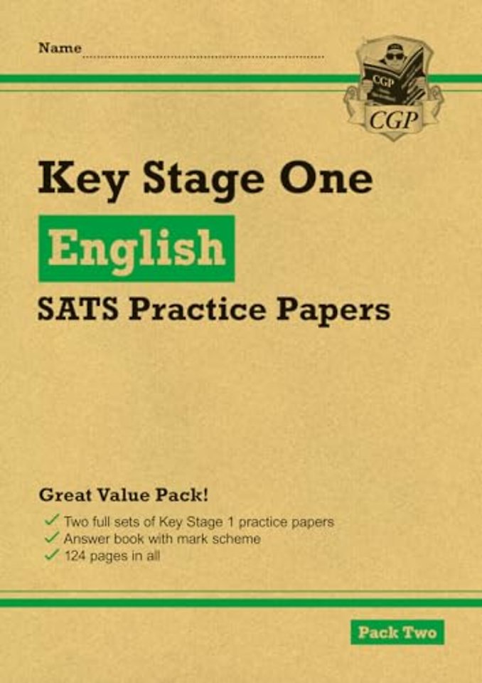 KS1 English SATS Practice Papers: Pack 2 (for end of year assessments)