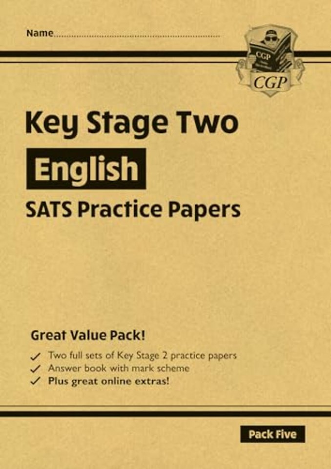 KS2 English Year 6 SATS Practice Papers: Pack 5 - for the 2026 tests (with free Online Extras)