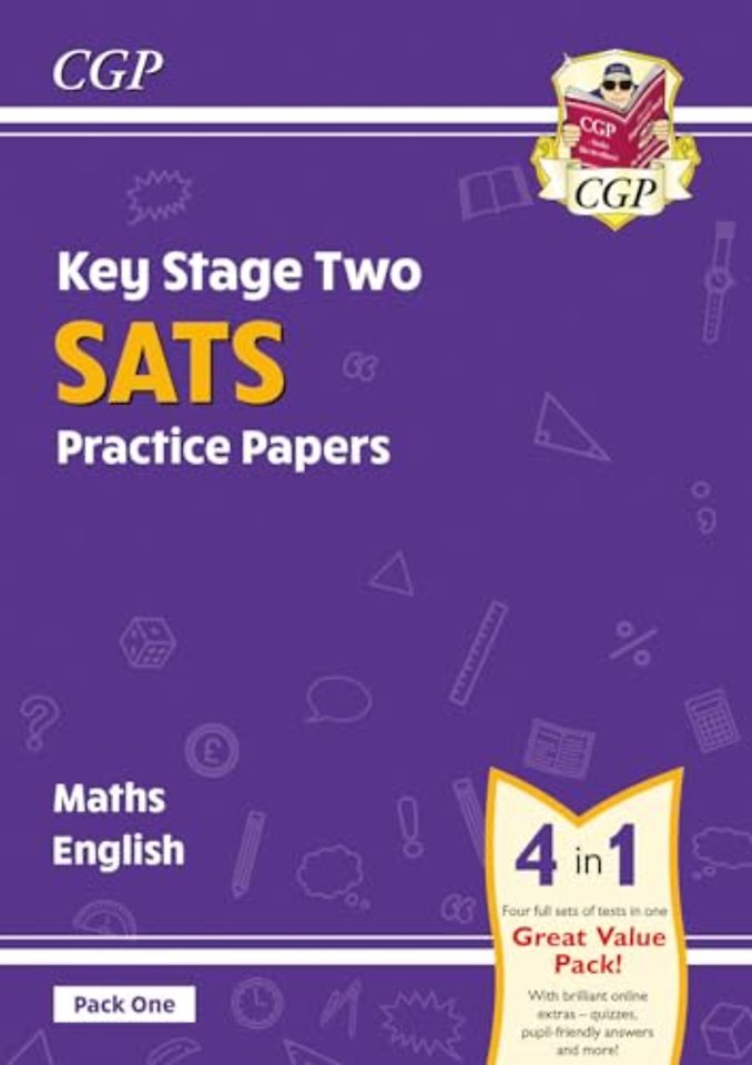 KS2 Maths & English Year 6 SATS Practice Papers: Pack 1 - for 2026 (with free Online Extras)
