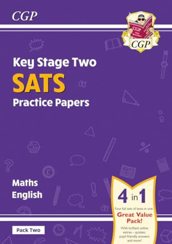 KS2 Maths & English Year 6 SATS Practice Papers: Pack 2 - for 2026 (with free Online Extras)