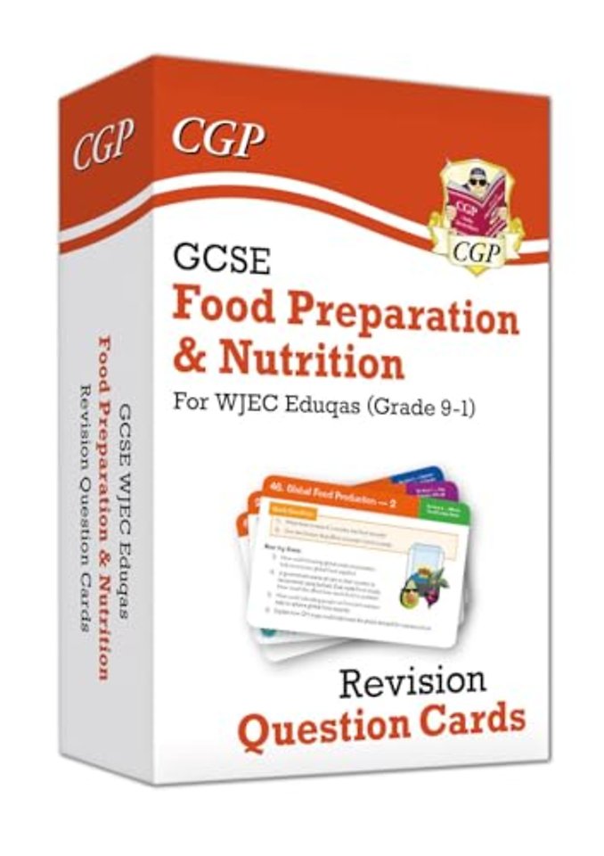 GCSE Food Preparation & Nutrition WJEC Eduqas Revision Question Cards