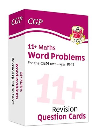 11+ CEM Revision Question Cards: Maths Word Problems - Ages 10-11