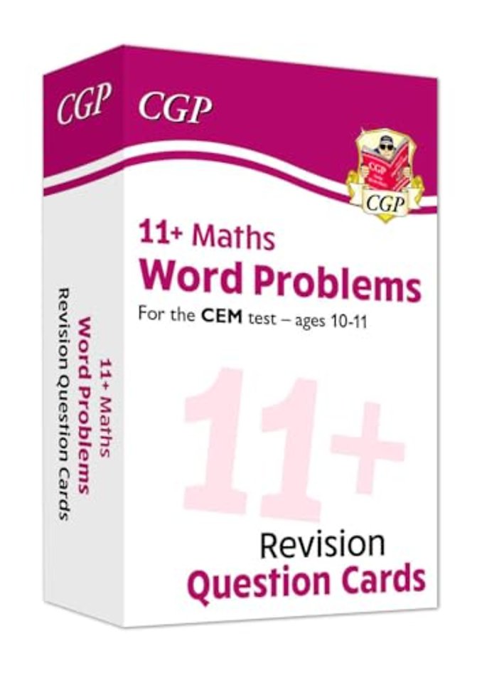 11+ CEM Revision Question Cards: Maths Word Problems - Ages 10-11