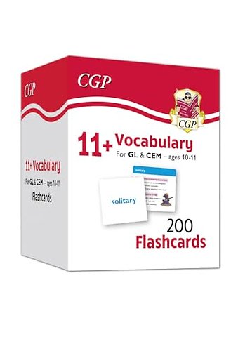 11+ Vocabulary Flashcards for Ages 10-11 - Pack 1