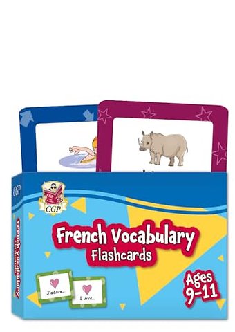 French Vocabulary Flashcards for Ages 9-11 (with Free Online Audio)