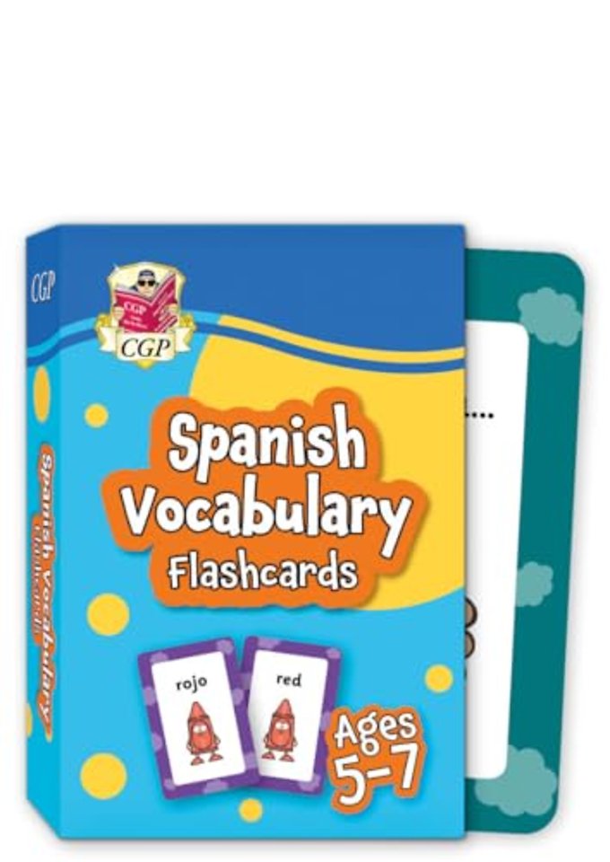 Spanish Vocabulary Flashcards for Ages 5-7 (with Free Online Audio)