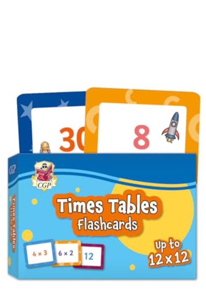 Times Tables Flashcards: perfect for learning the 1 to 12 times tables