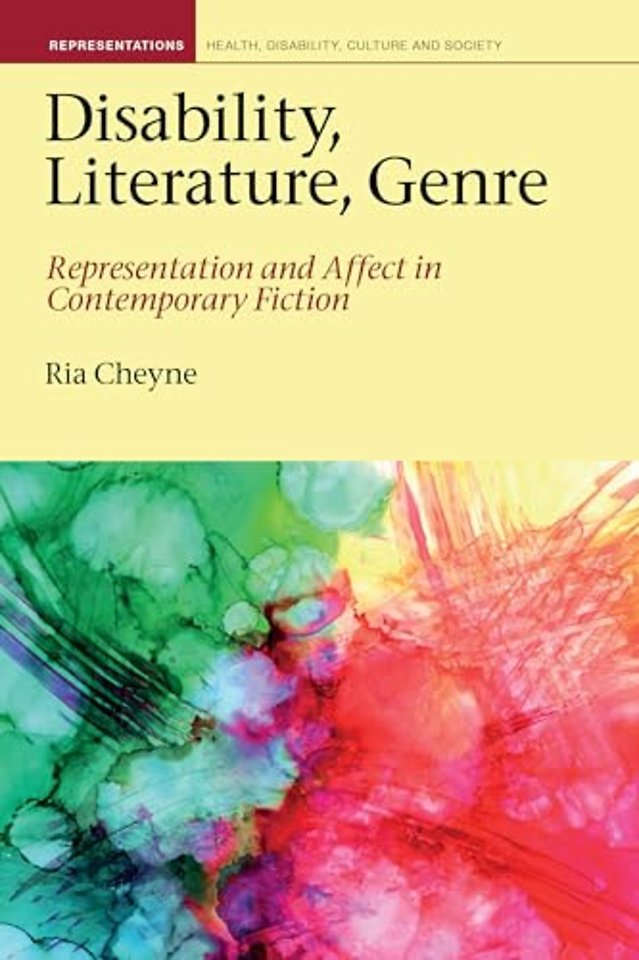 Disability, Literature, Genre – Representation and Affect in Contemporary Fiction