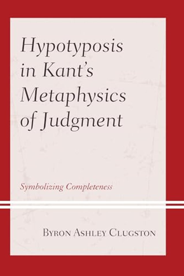 Hypotyposis in Kant's Metaphysics of Judgment
