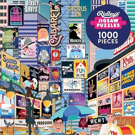50 Must-See Musicals Bucket List 1000-Piece Puzzle