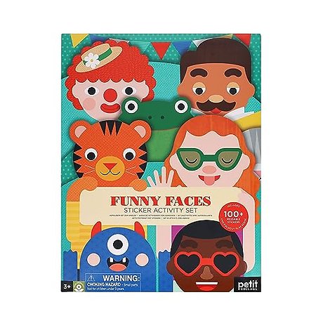 Sticker Activity Set: Funny Faces