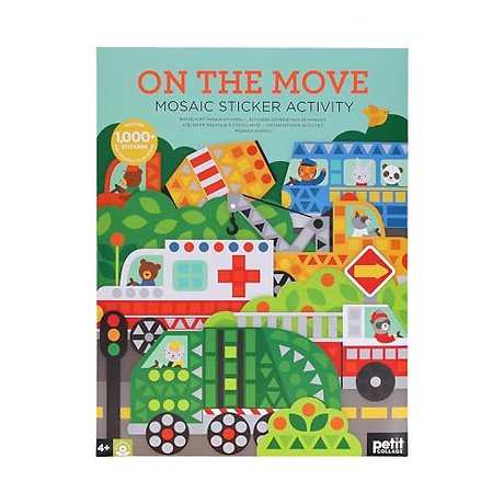 Mosaic Sticker Activity: On the Move