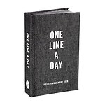 Black Canvas One Line a Day