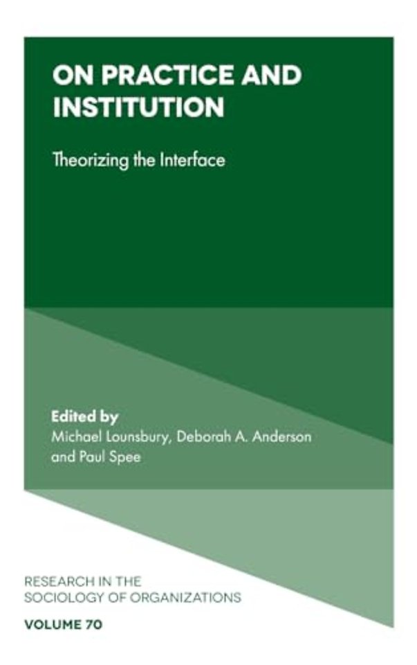 On Practice and Institution