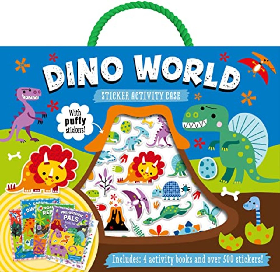 Dino World Sticker Activity Case